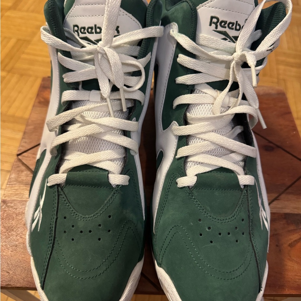 Reebok Kamikaze Men’s Green and White. - Picture 2 of 8